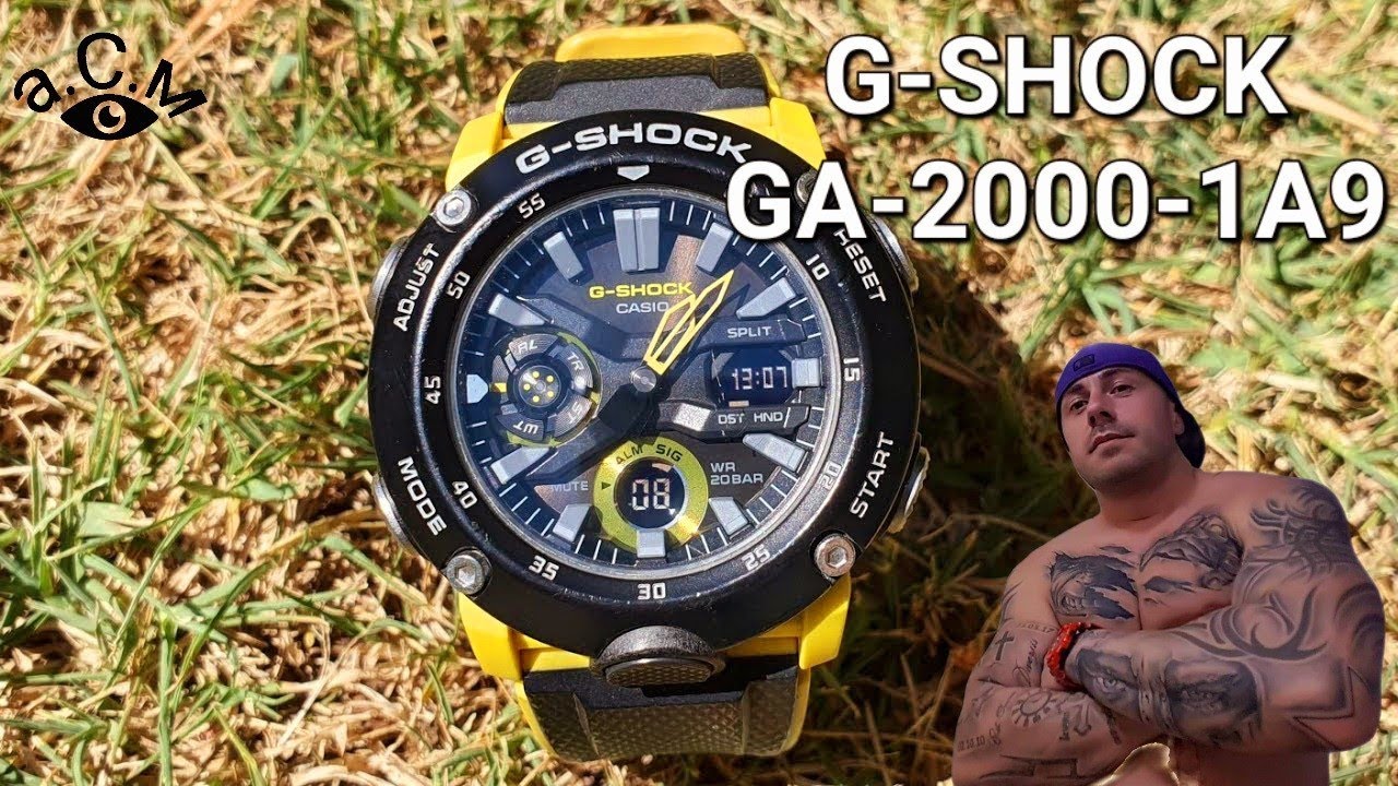 CASIO G-SHOCK GA-2000-1A9 USED ​​FOR 1 YEAR а.С.м - YouTube