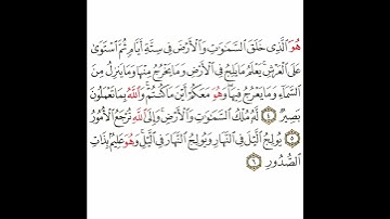 سورة الحديد 2 القسم الثاني تكرار كيفي من .. هو الذي خلق السماوات والأرض .. إلى .. عليم بذات الصدور