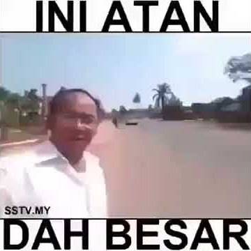 Atan menjadi setan 😂