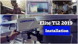 2019 Elite Ti2 Lowerance Installation Tinny Mods