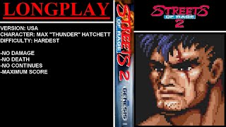 Streets of Rage 2 [USA] (Sega Genesis) - (Longplay - Max 'Thunder' Hatchett | Hardest Difficulty)