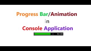 Show progress for long-running tasks in a console application screenshot 1
