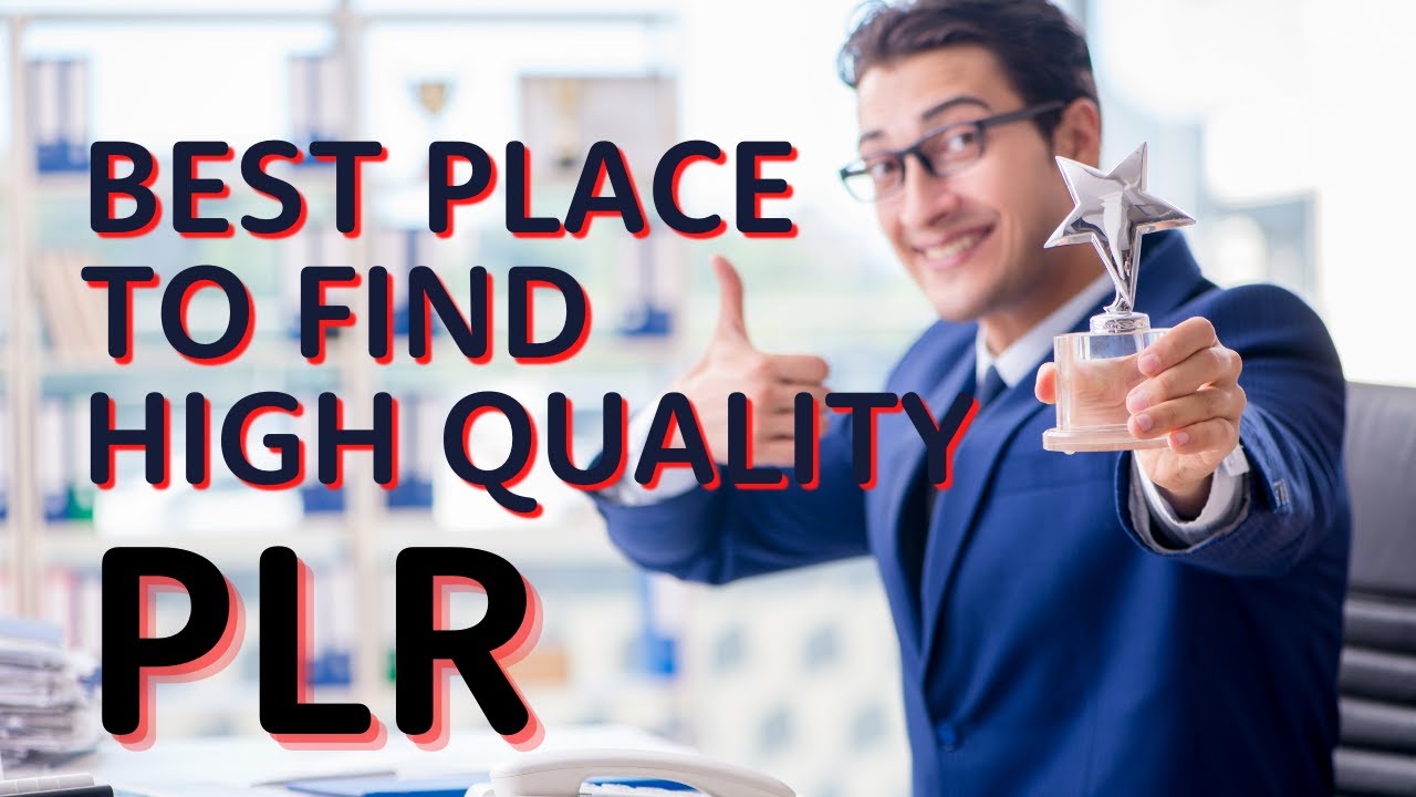 Best Place to Find High Quality PLR - YouTube