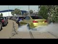 CRAZY BMW's Arriving at Bimmerfest - Burnouts!! X5M Mannhart, M2 FI/iPE M3, M4, M5, M6 etc!