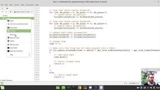 Bitboard CHESS ENGINE in C: implementing MAKE MOVE function (checking whether the king is in check)