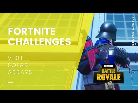 Video: Fortnite-locaties Voor Zonnepanelen: Waar Een Zonnepaneel Te Bezoeken In De Sneeuw, Woestijn En De Jungle In Fortnite