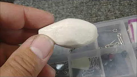 Building a Balsa Wood Fishing Lure by Hand