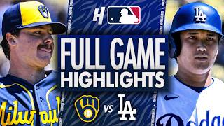 Milwaukee Brewers vs Los Angeles Dodgers - FULL GAME HIGHLIGHTS August 16 2026 MLB Season