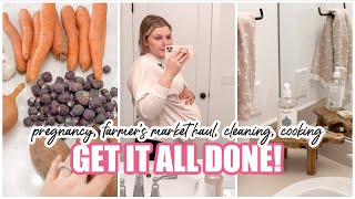 *NEW!* GET IT ALL DONE! pregnancy, farmer's market haul, cleaning, cooking, NEW RECIPES! // Rachel K by Rachel K 4,399 views 1 year ago 19 minutes