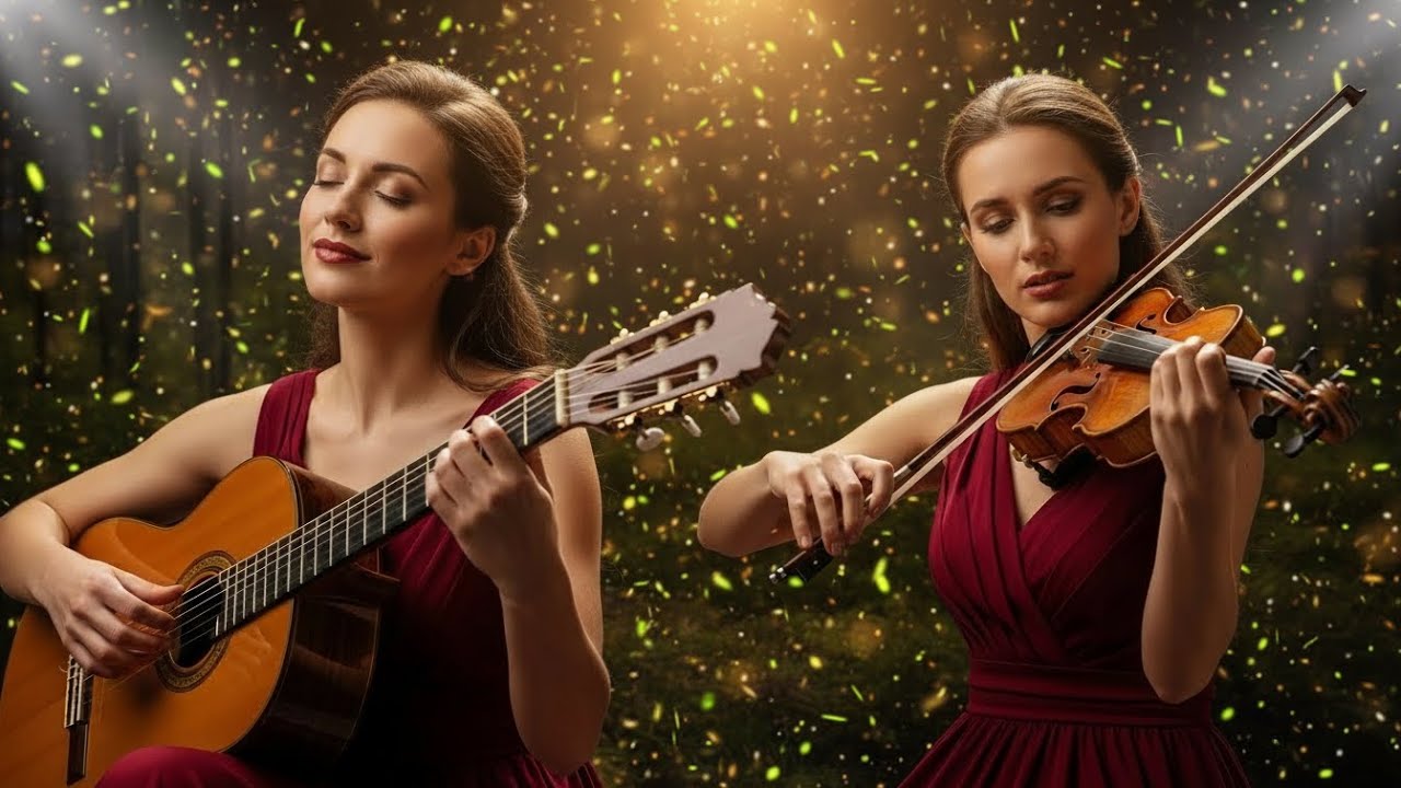Romantic Flamenco Guitar & Violin LIVE | Beautiful Night Relaxing Music