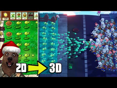 🌱 Растения против зомби в 3D: Новый уровень геймплея! 🧟