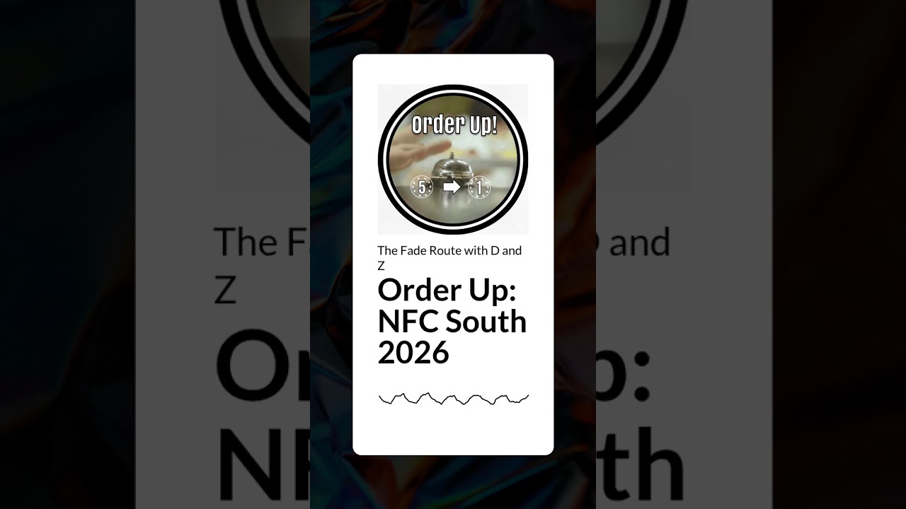 Order Up: NFC South 2026