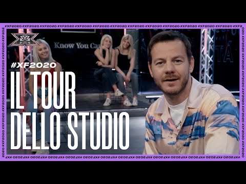 TOUR del nuovo studio di X FACTOR 2020 con ALESSANDRO CATTELAN