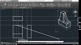 AutoCAD 2017 Tutorial: Orthographic layouts