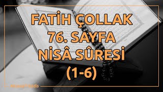 Fatih Çollak - 76.Sayfa - Nisâ Suresi (1-6)