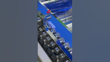 RONGDA Automatic paper jam grooving machine for tea box.
