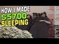 HOW I MADE $5700 SLEEPING FOR 5 HOURS!