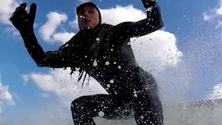 Surfing North Myrtle Beach SC March 2018