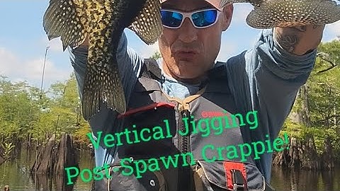 Adventures of the Crappie Kidd - EP. - 54 - Vertical Jigging Post-Spawn Crappie.