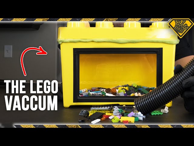 this LEGO roomba vacuum cleaner sweeps up all that untidy LEGO