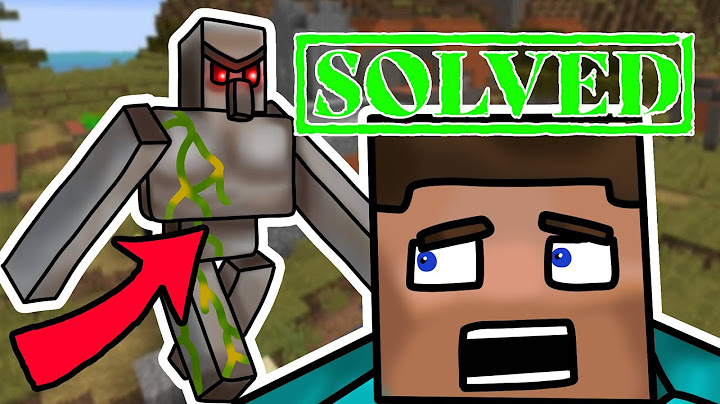 How to STOP IRON GOLEMS from ATTACKING YOU! (Surprising Discovery)