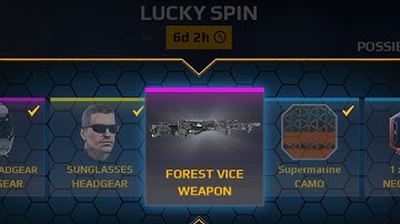 Modern Combat 5 Lucky Spin - Forest VICE - I finally got it (Cores at the end)