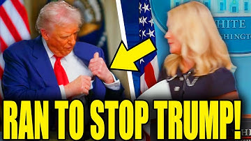 Leavitt RUNS TO HIDE This Trump Video … IT STILL LEAKS!