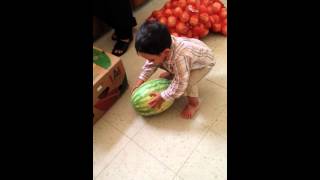 Rehan and the watermelons