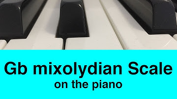 Gb Mixolydian Scale | Piano And Music Theory Tutorial✨