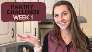 Pantry Challenge Week 1  What We Eat In a Week