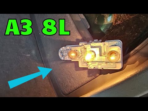 Audi A3 8L – Wymiana żarówki lampy tył