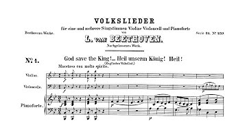 Beethoven: 12 Songs of Various Nationalities, WoO 157 (with Score)