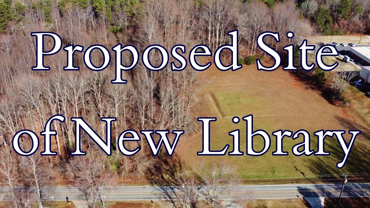 Aerial View of Proposed New Public Library Site Gibsonville, NC YouTube