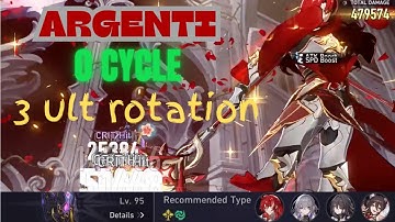 E1S1 Argenti 0 Cycle "Something Unto Death" | Memory of Chaos 12 2.0.1 | Honkai Star Rail