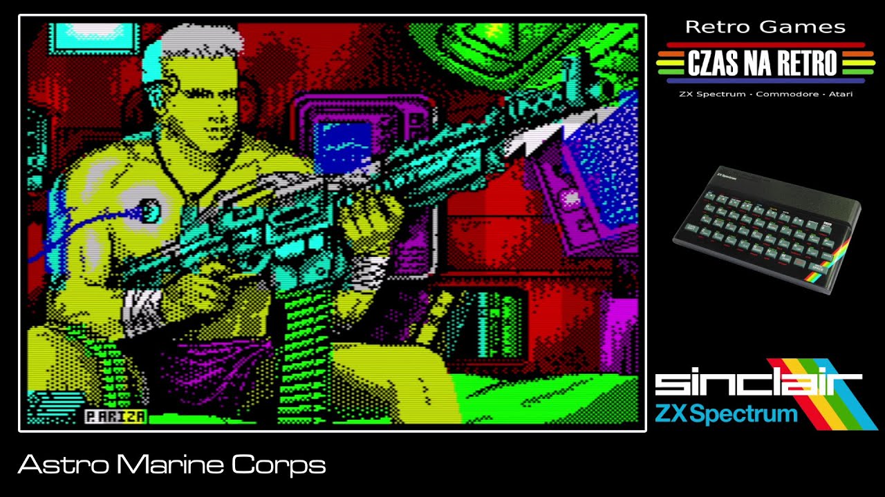 Astro Marine Corps (1989) - ZX Spectrum - YouTube