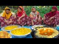 Omelets Egg Potato Curry - Simple, Tasty Bengali Style Potato Mixed Egg Curry Cooking in Village