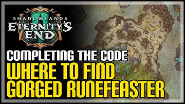 Gorged Runefeaster Location WoW Completing the Code