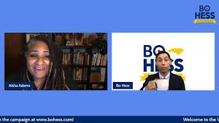 Virtual Campaign Launch! - Bo Hess for US Congress, interviewed by WNC's own Aisha Adams!