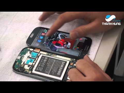 Video Hướng dẫn thay mặt kính cảm ứng, màn hình galaxy S3 - youtube