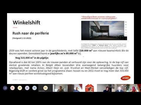 UNIZO Limburg webinar Kernversterking, Winkelshift en Bedrijvige Kern