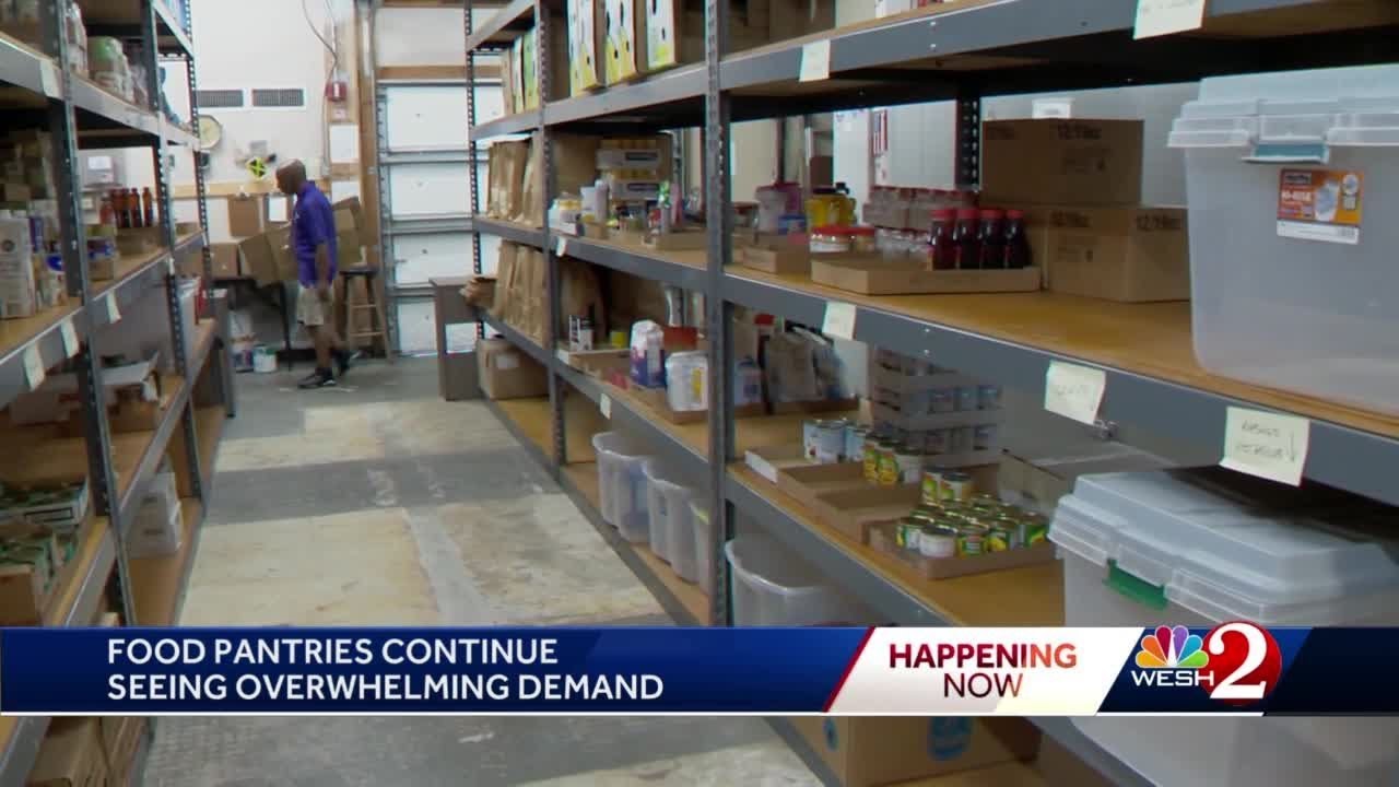 Central Florida food pantries overloaded by demand, in need of