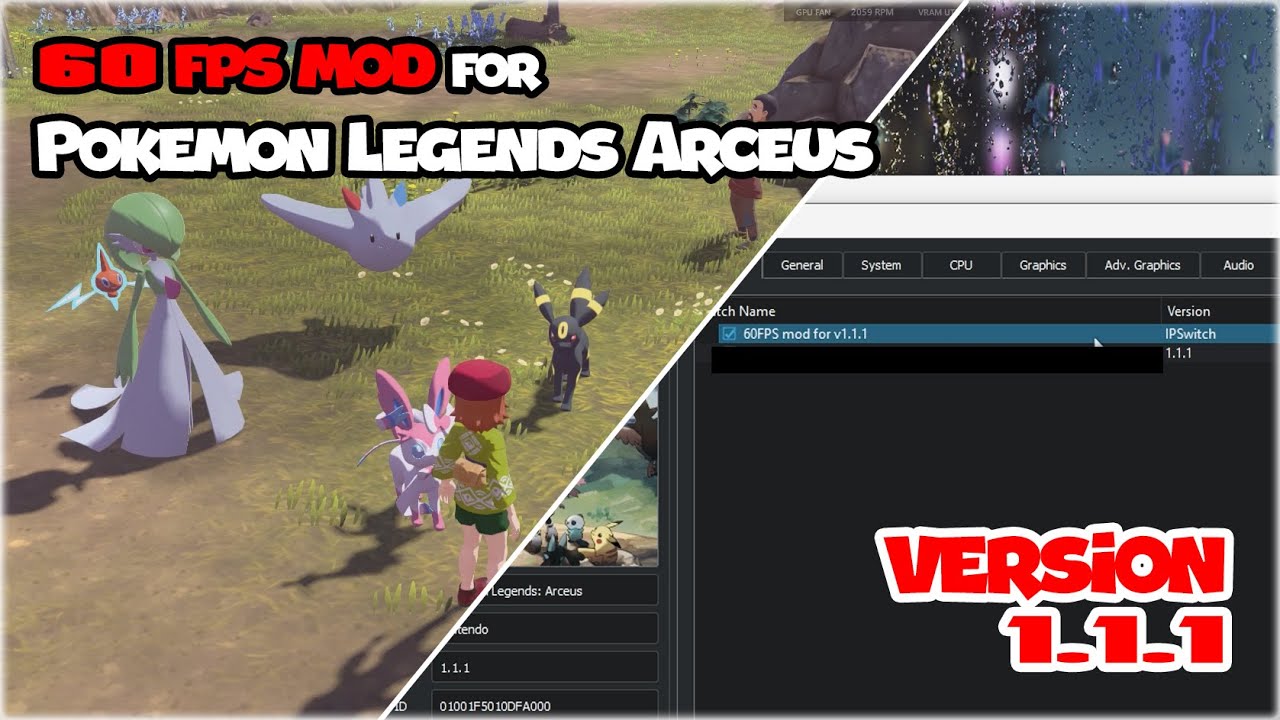 Pokemon Unlimited is a fully open world Pokemon mod for Pokemon Legends:  Arceus