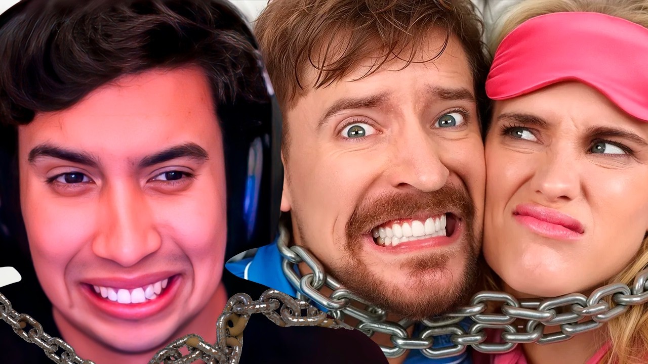 REACCIONAMOS A Sobrevive 30 Días Encadenado A Tu Ex, 250,000 Dólares!👫