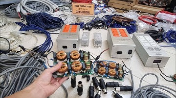 Ổ cắm lọc nguồn tp80 nâng cấp vỉ lọc mỹ emerson 50a 3 tầng lọc giá tốt ,dây loa mạ bạc lõi 1,5mm 2,5