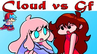 Friday Night Funkin' VS Cloud - Senpai's Fangirl | Heart Attack Rampage (FNF Mod) (FANMADE)