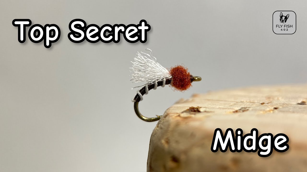 Top Secret Midge, Fly Tying Tutorial