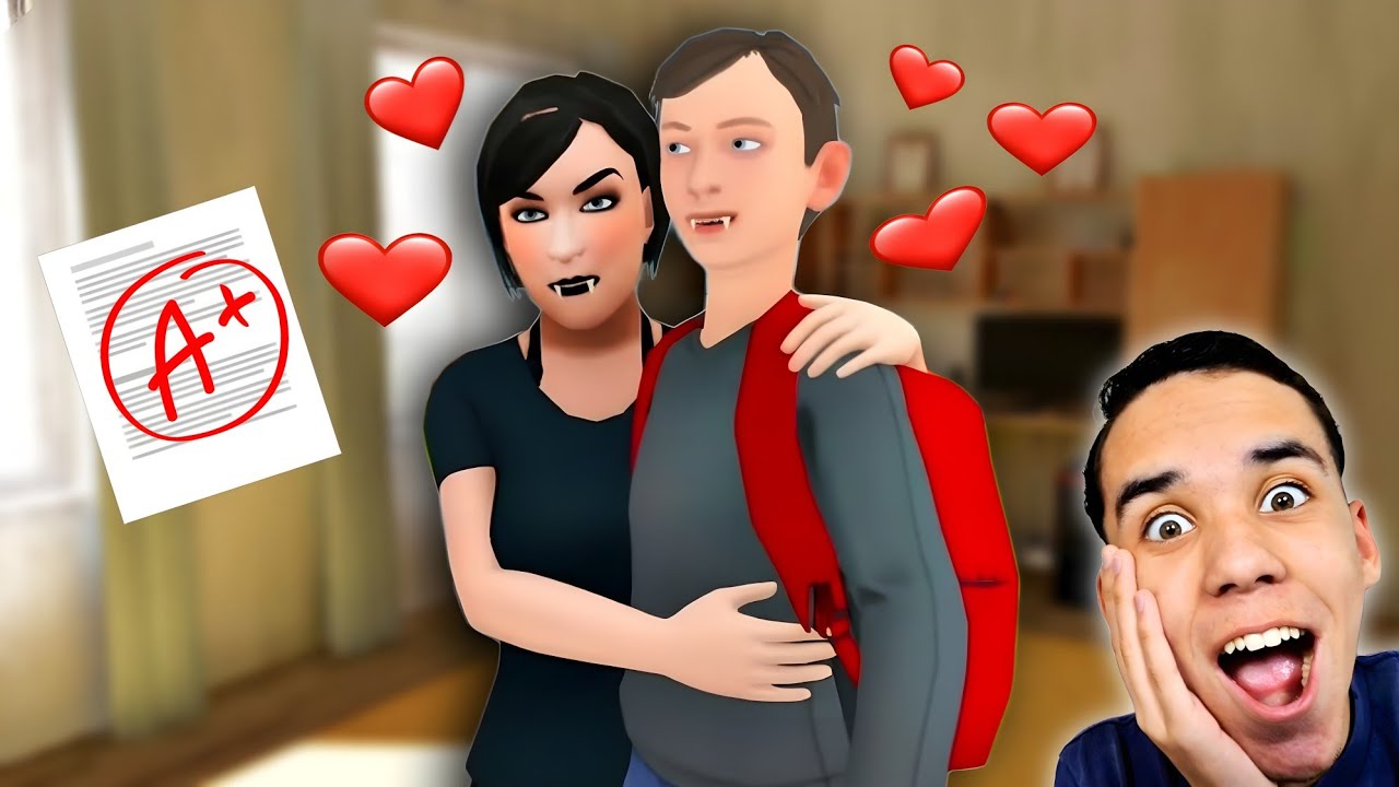 A MÃE MALVADA VIROU VAMPIRA 😱😰 schoolboy runaway