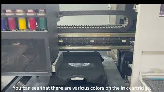 How the DTG printer works step by step