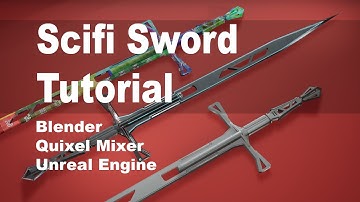 Trailer - Scifi Sword Tutorial: Blender / Quixel / Unreal