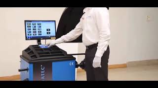 Procedure To Check The Duty Cycle On A Manatec Vl-65 Lx Premium Wheel Balancer.